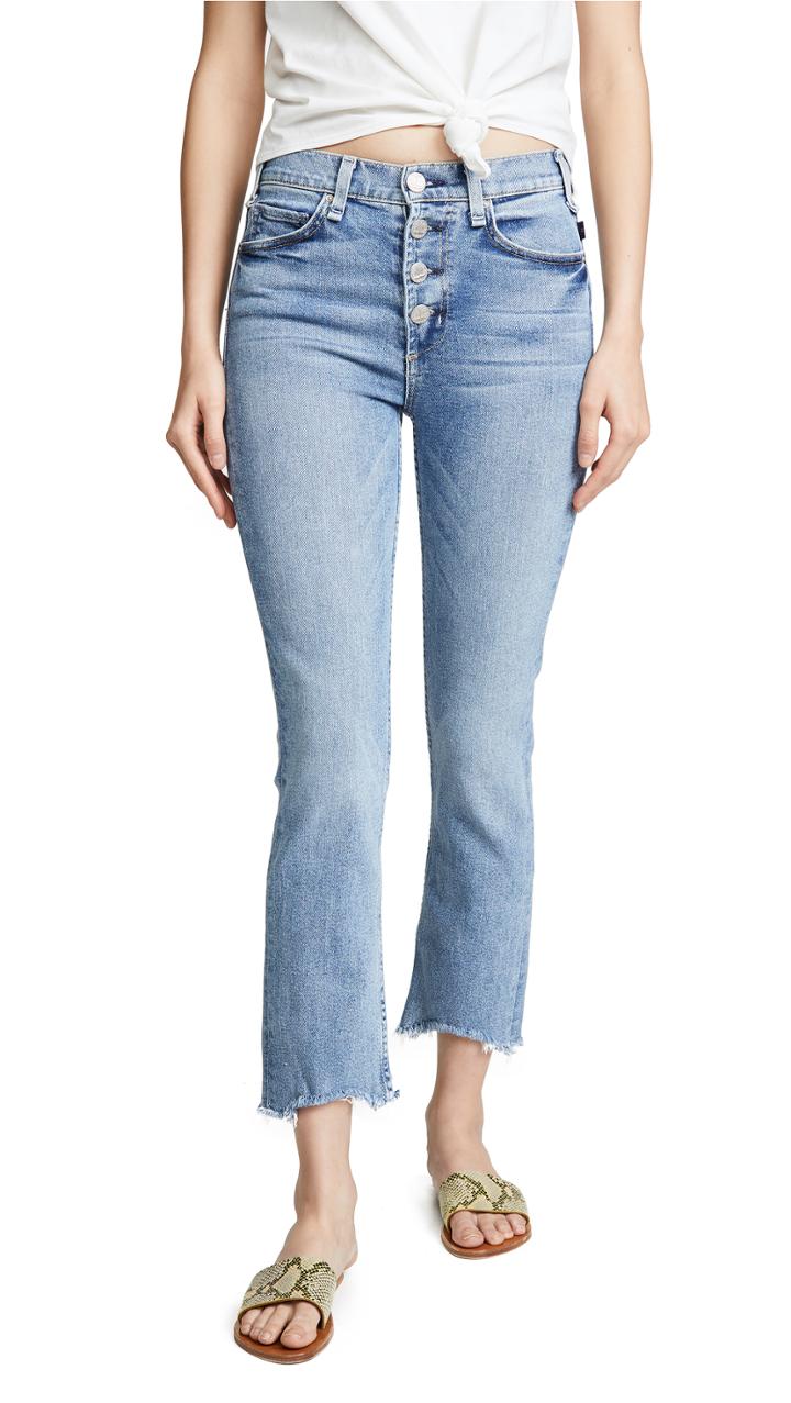 Mcguire Denim High Waist Cropped Gainsbourg Jeans