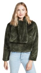 N12h Faux Fur Bomber Jacket