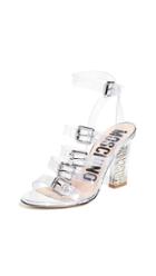 Moschino Lucite Heeled Sandals
