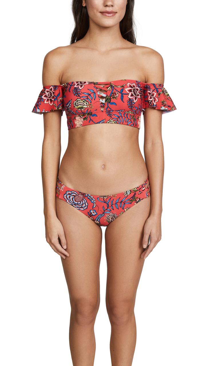Ella Moss Floral Romance Side Strap Bottoms