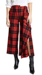 Monse Trouser With Flare And Fringe
