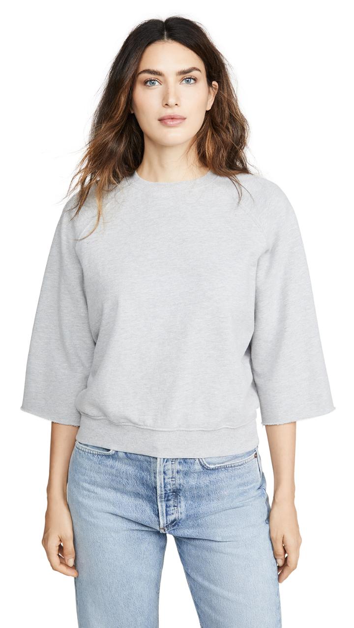 Spiritual Gangster Maya Cut Off Crew Sweatshirt