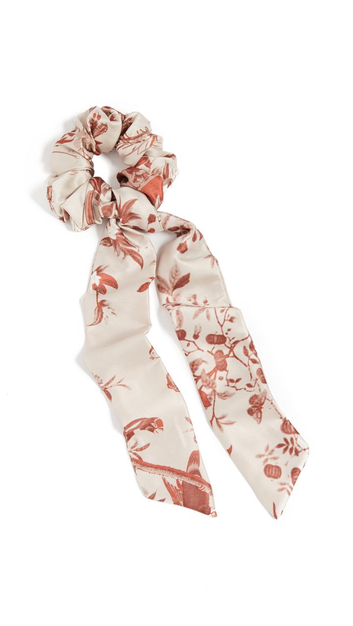 Hemant And Nandita Floral Scrunchie Ribbon
