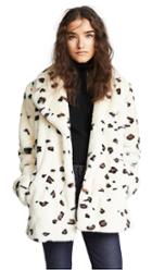 Vilshenko Klara Faux Fur Leopard Coat
