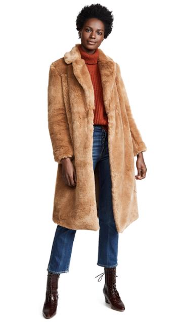 Otto D Ame Tenero Faux Fur Coat