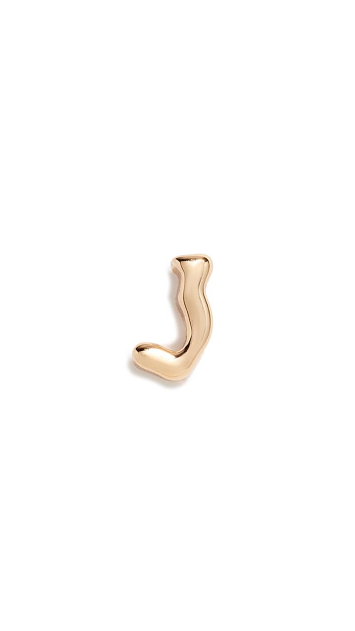Rebecca Minkoff Initial Single Stud Earring