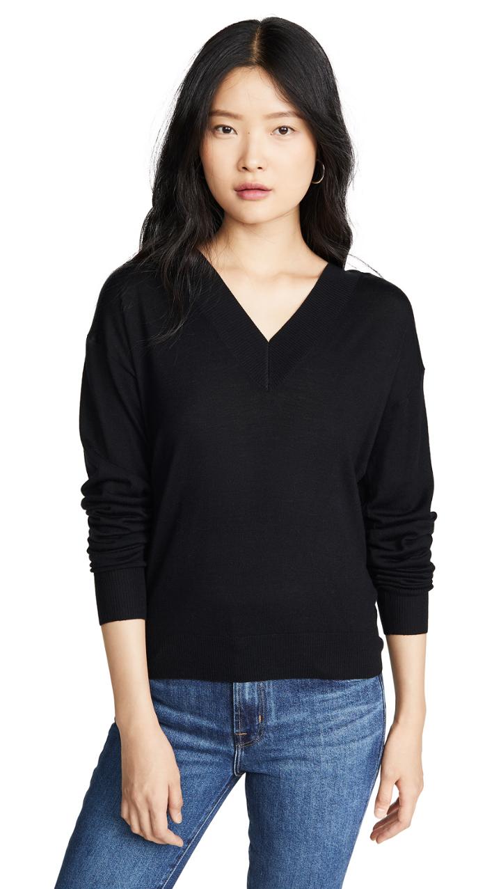 Edition10 Cross Back Sheer Knit
