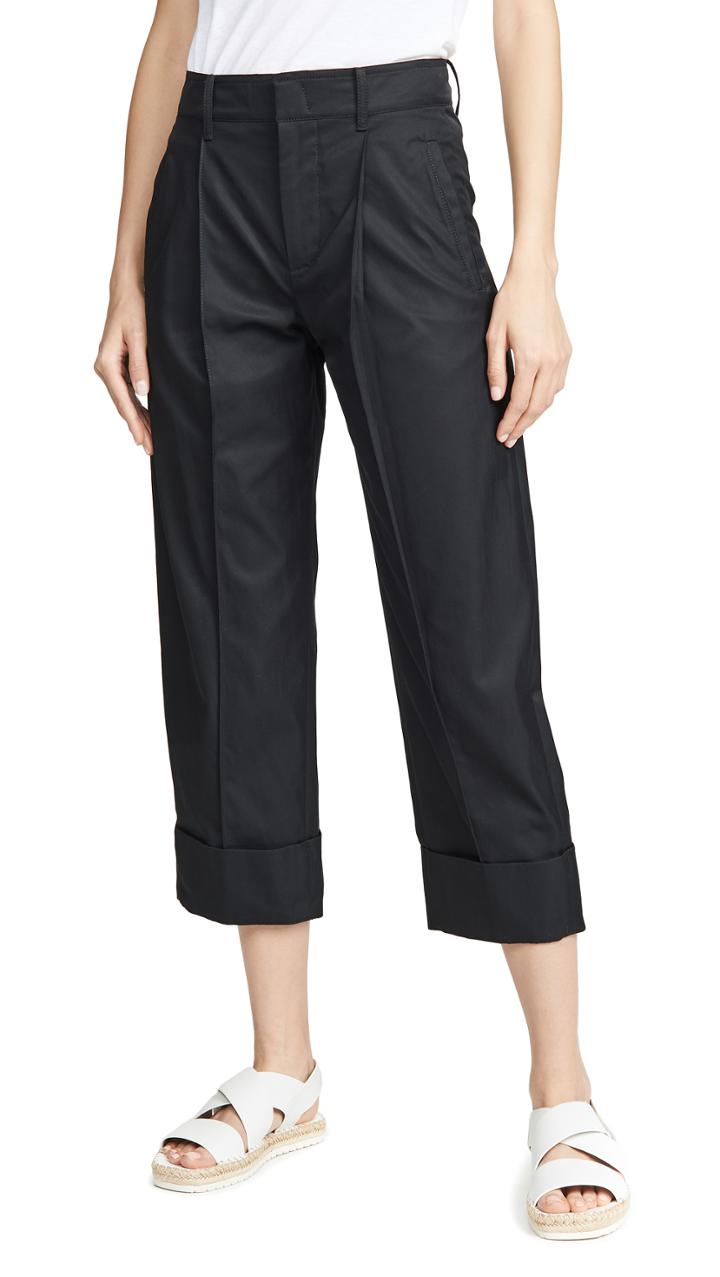 Vince Cuffed Wide Leg Pants