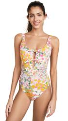 Kate Spade New York Reversible Bunny Tie One Piece