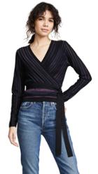 Diane Von Furstenberg Laren Wrap Top