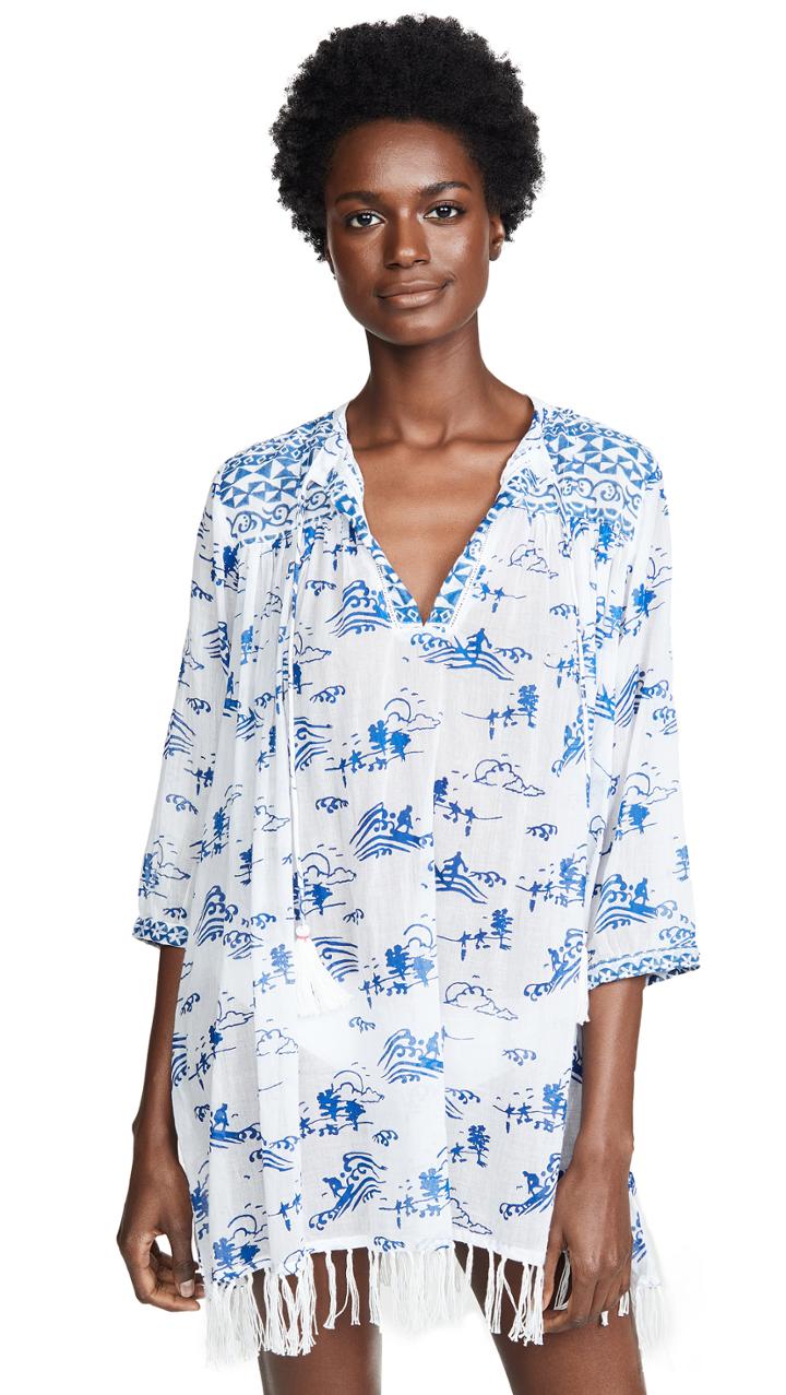 Roller Rabbit Surf Toile Serafina Tunic