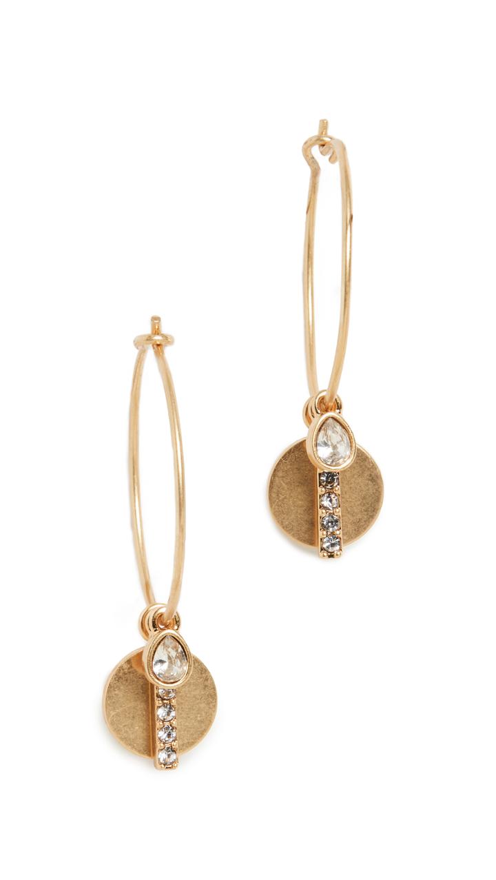 Madewell Basic Charm Hoop Pack Set