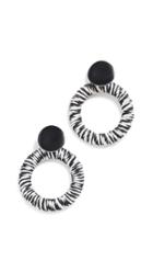 Shashi Black Dahlia Earrings
