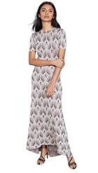 Paco Rabanne Metallic Knit Maxi Dress