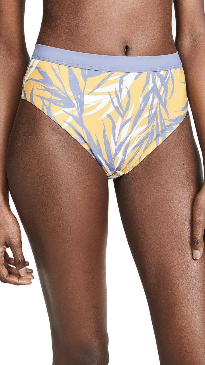 Red Carter Bamboo Bay Bikini Bottoms