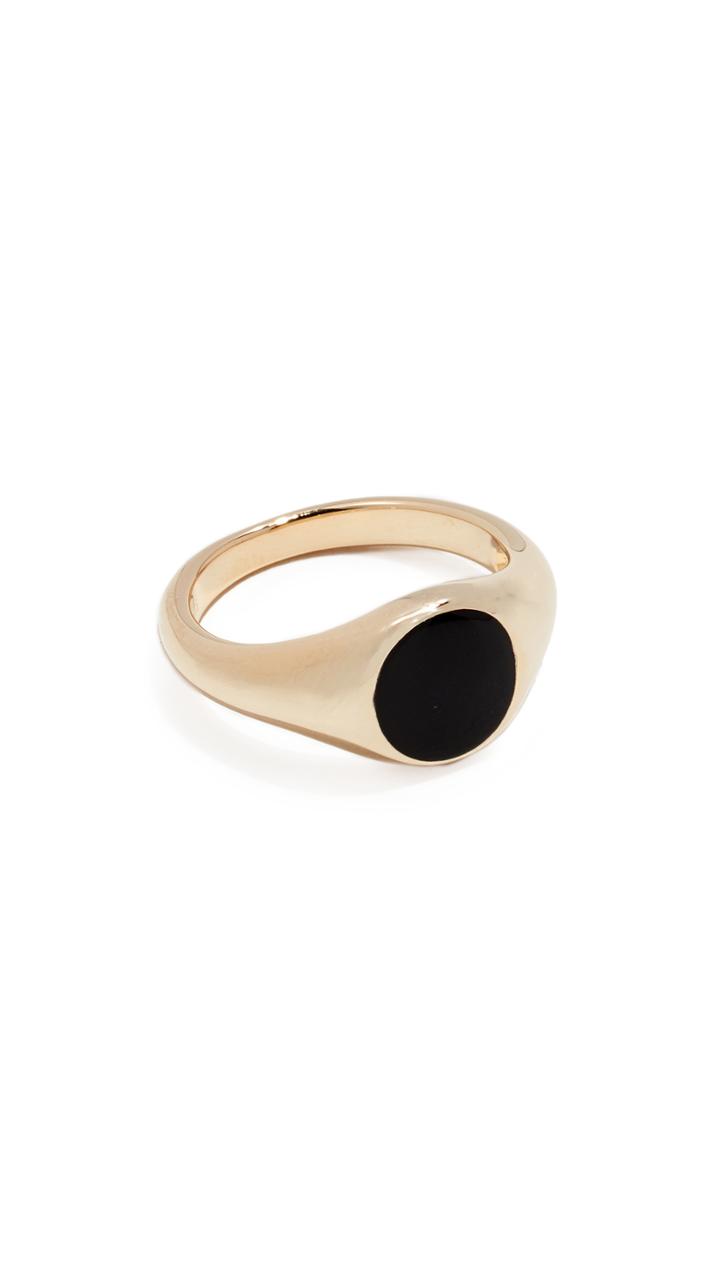Jennifer Zeuner Jewelry Small Cameron Enamel Ring