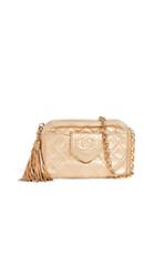 What Goes Around Comes Around Chanel Gold Cc Tab Camera Small