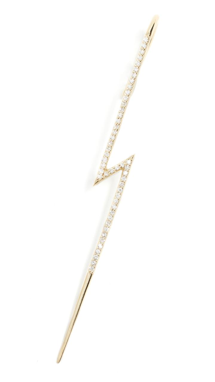Katkim Flash Pave Ear Pin