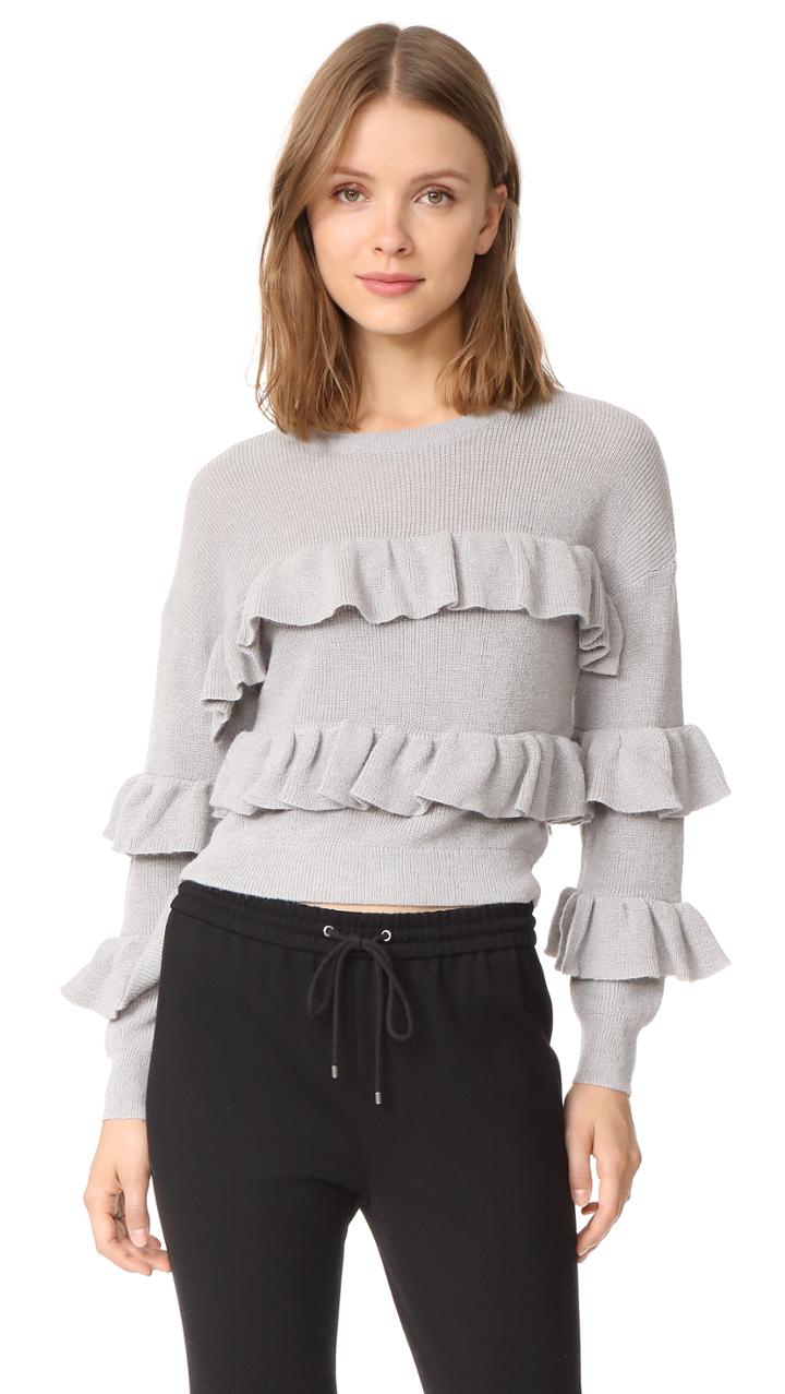English Factory Ruffle Sweater