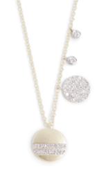 Meira T 14k Gold Diamond Circles Necklace