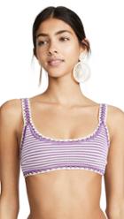 Solid Striped The Dawn Bikini Top