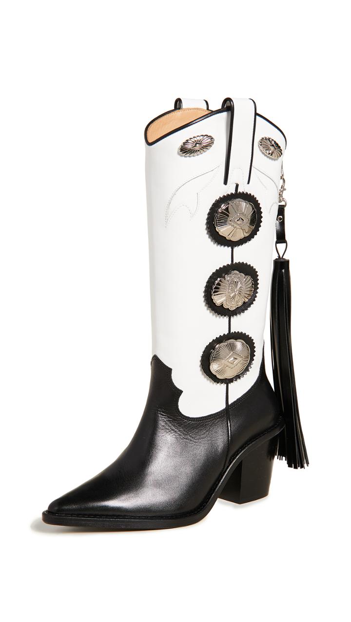 Toga Pulla Tall Fringe Boots
