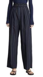 Vince Dobby Stripe Belted Pants