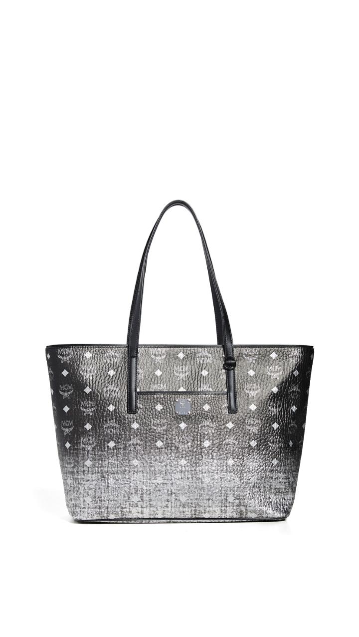 Mcm Gradation Visetos Medium Shopper Bag