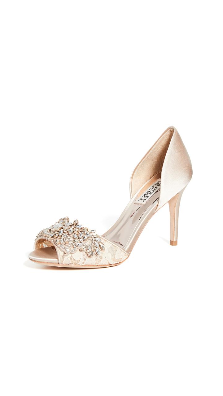 Badgley Mischka Andrea Open Toe Pumps