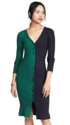 J O A Colorblock Sweater Dress