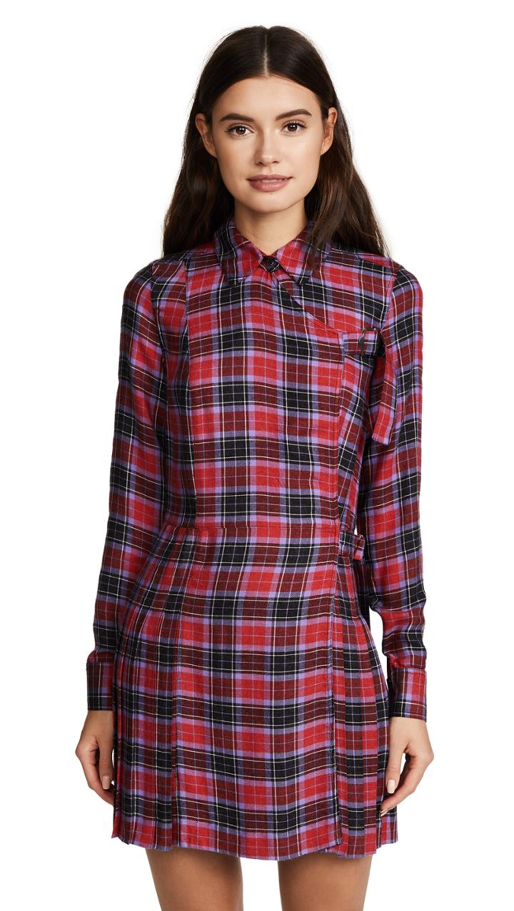 Opening Ceremony Flannel Kilt Dress