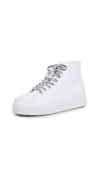 Superga White Out Package High Top Sneakers