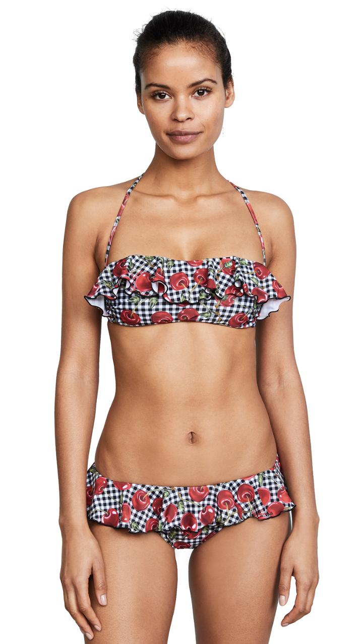 Moschino Cherry Print Bikini