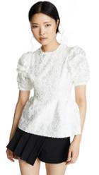 Shushu Tong Gathered Sleeve Top