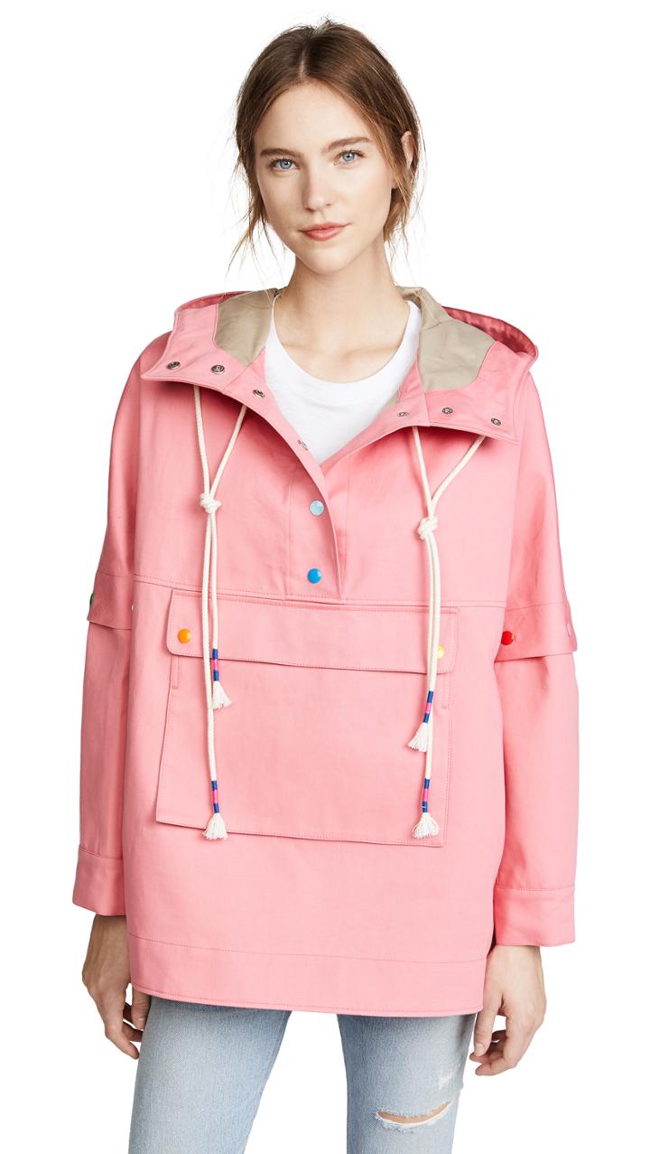 Mira Mikati Rainbow Stud Bonded Parka