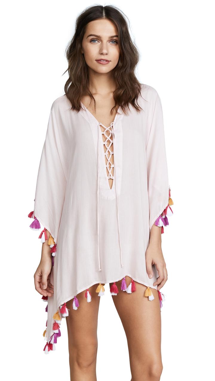 Bindya Double Tassel Lace Up Tunic