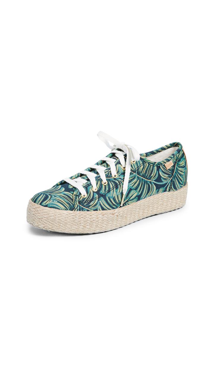 Keds X Rifle Paper Co Triple Kick Sneakers