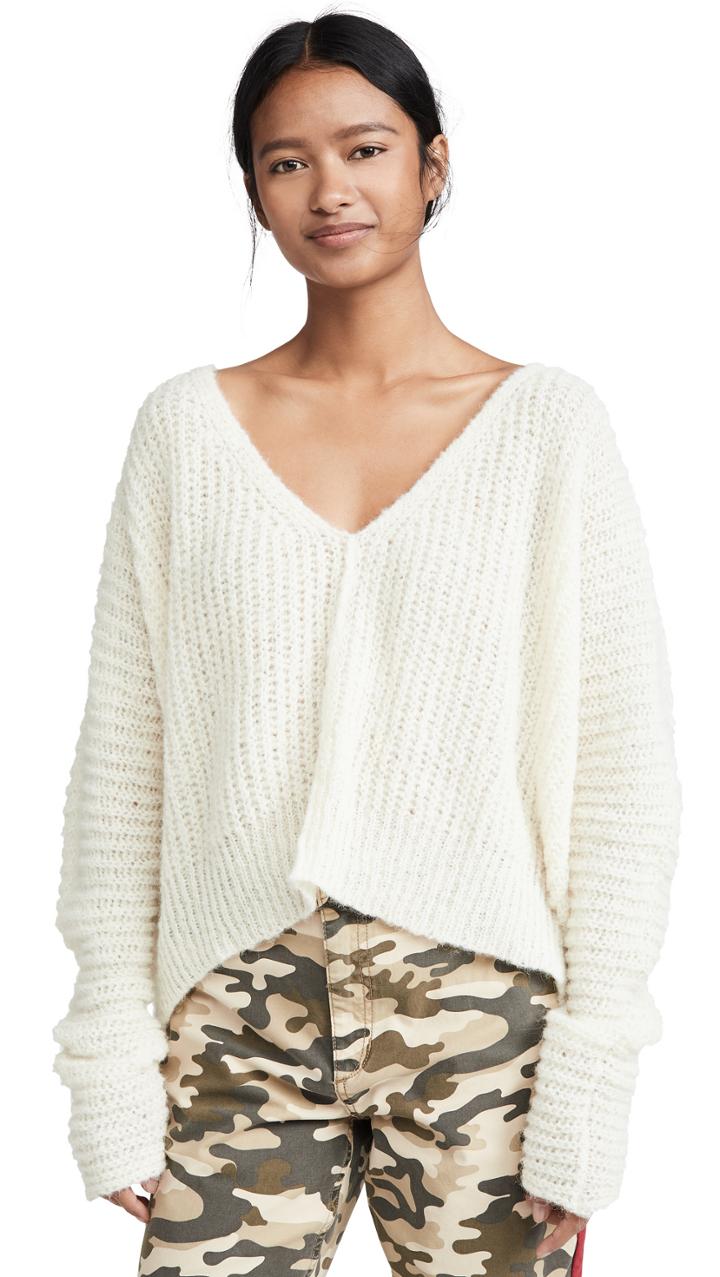 Free People Moonbeam Alpaca Sweater