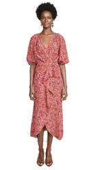 Saloni Draped Olivia Dress