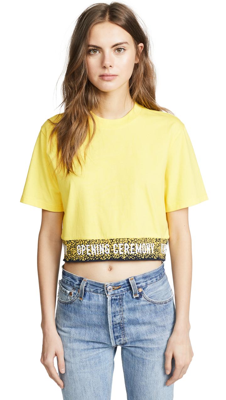 Opening Ceremony Oc Box Logo Mesh Tank
