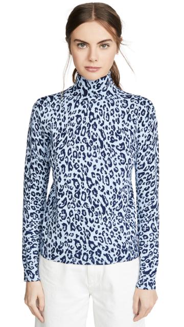 525 America Leopard Turtleneck