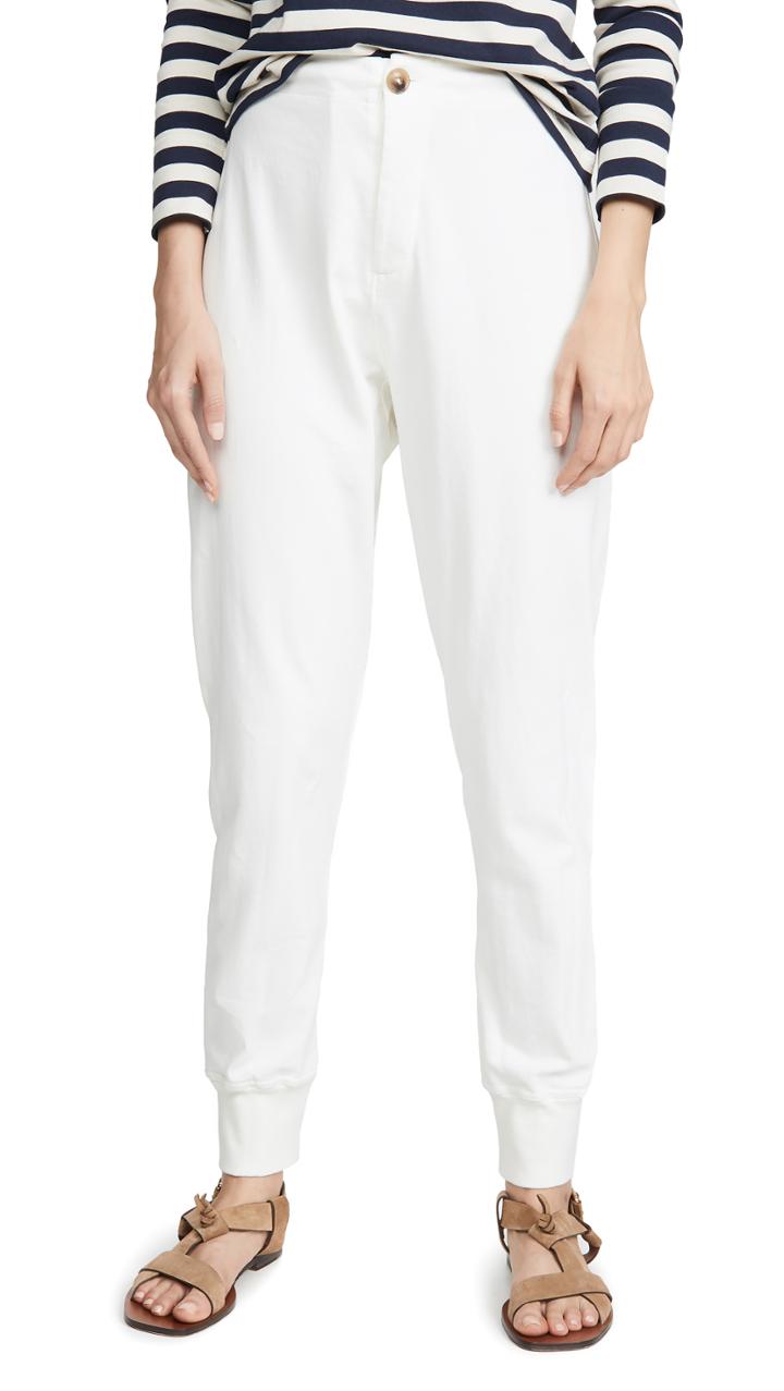 Bassike Slim Tapered Rib Track Pants