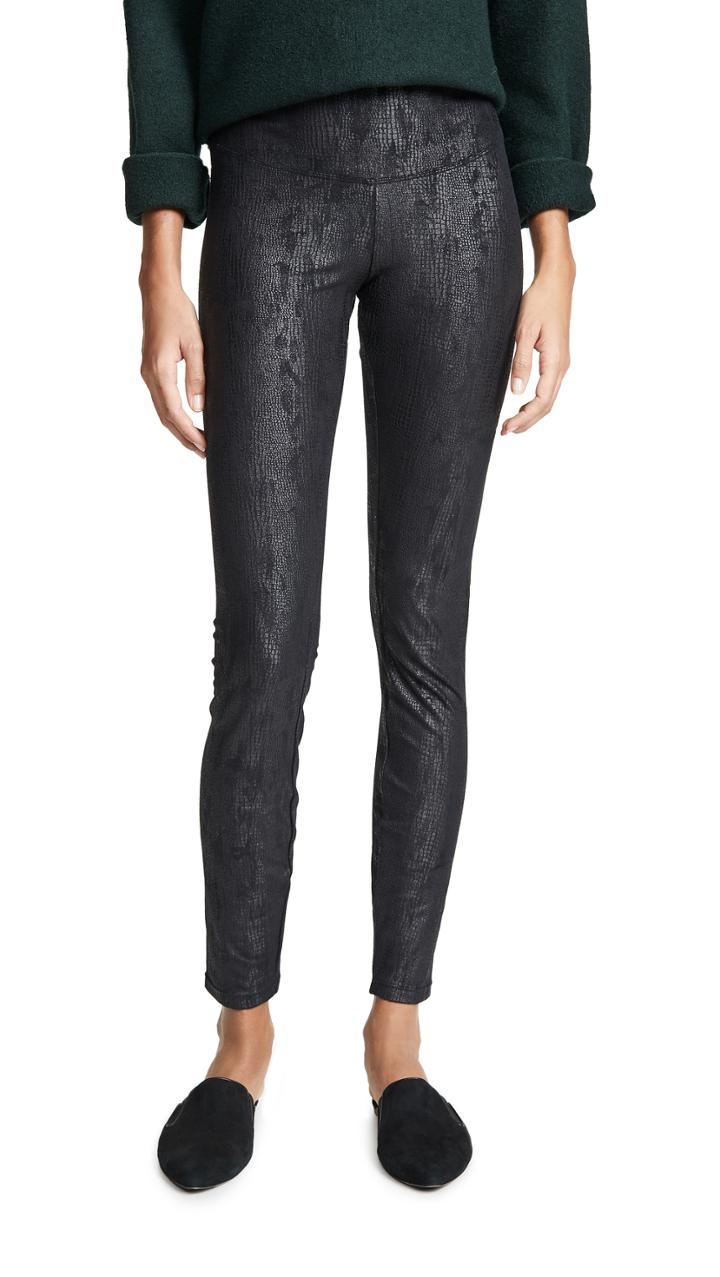 Yummie Faux Suede Signature Waistband Leggings