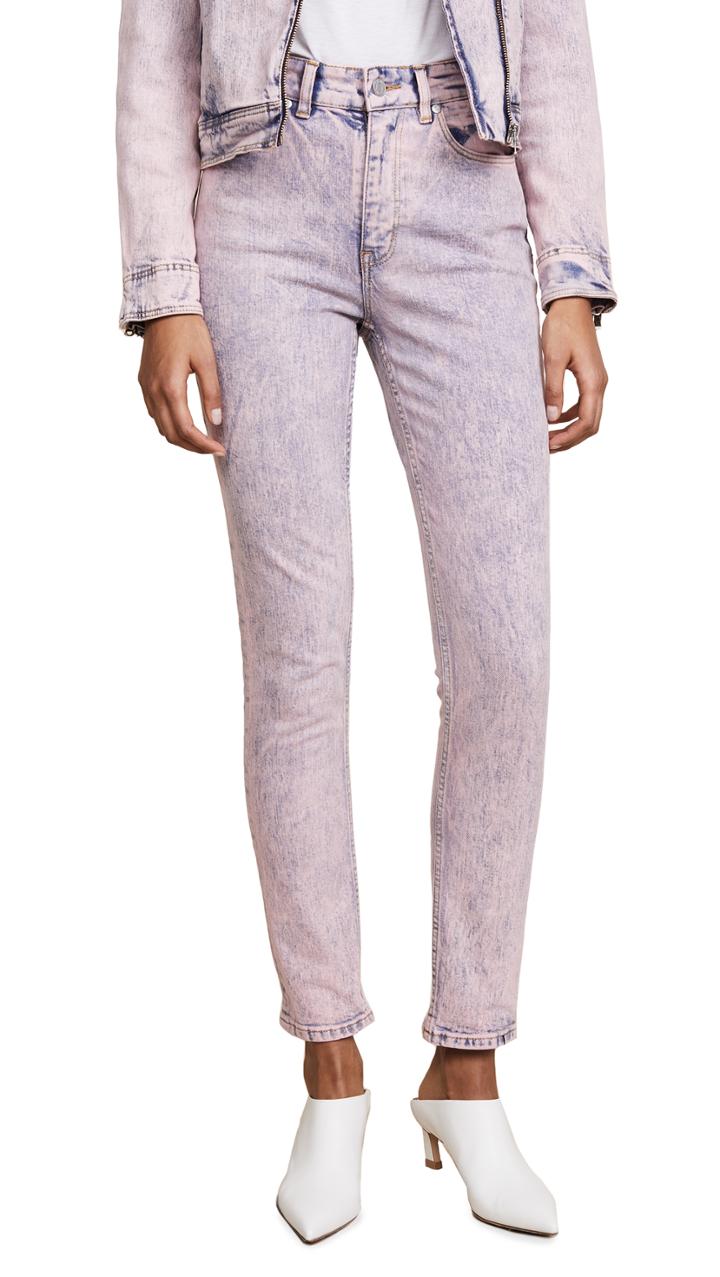 La Vie Rebecca Taylor Ines Pink Acid Jeans