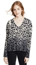 360 Sweater Lauren Leopard Cashmere Sweater
