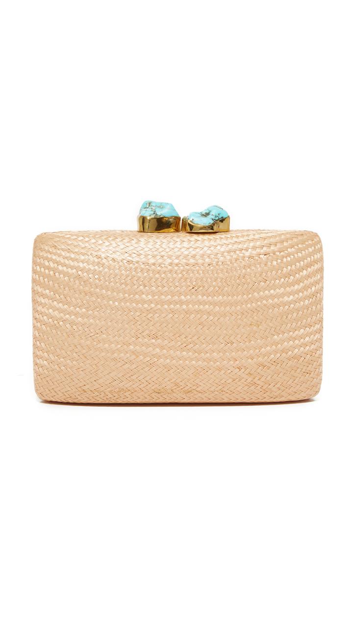 Kayu Jen Straw Clutch