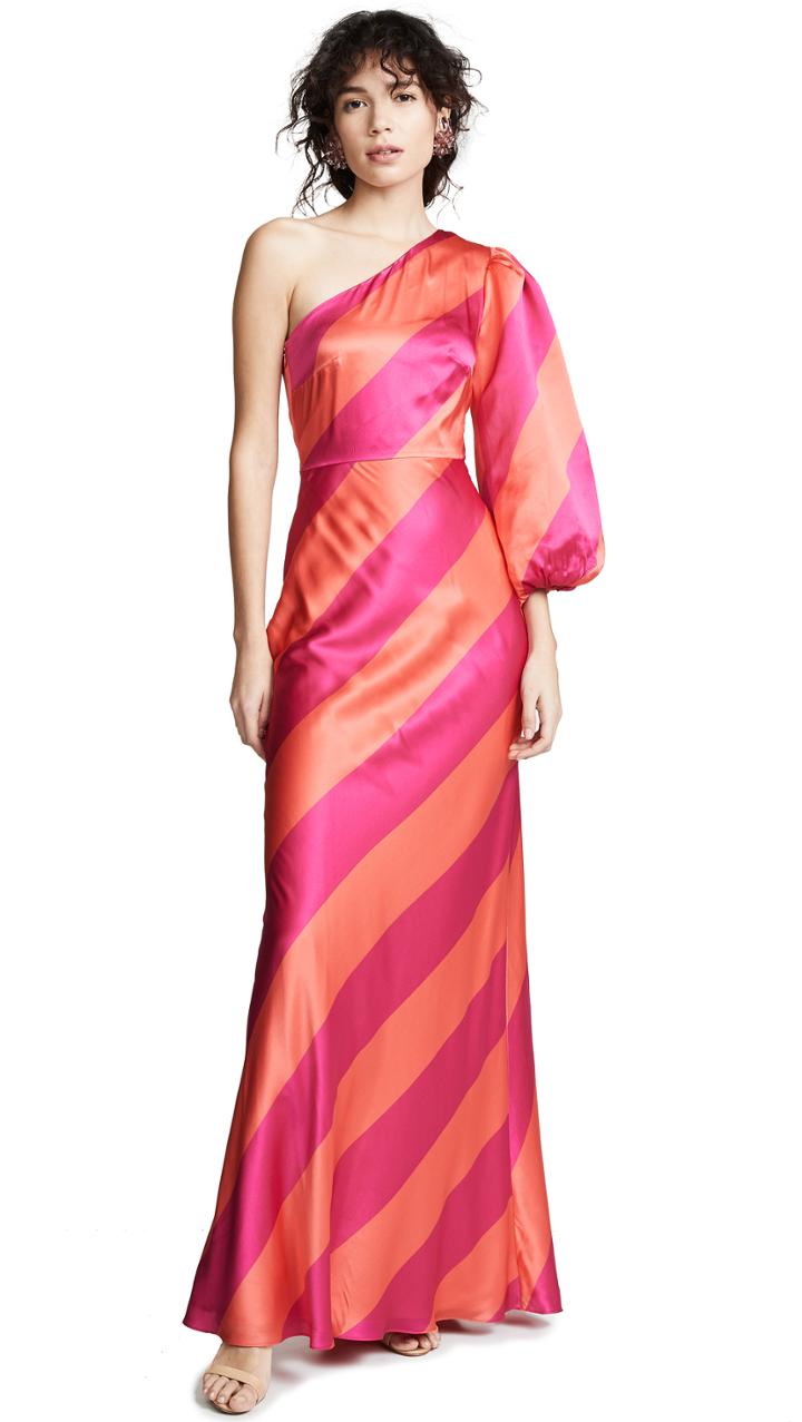 Saloni Lily Stripe Dress