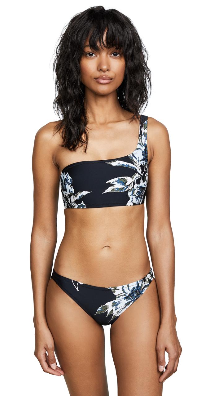 Proenza Schouler One Shoulder Bikini Set