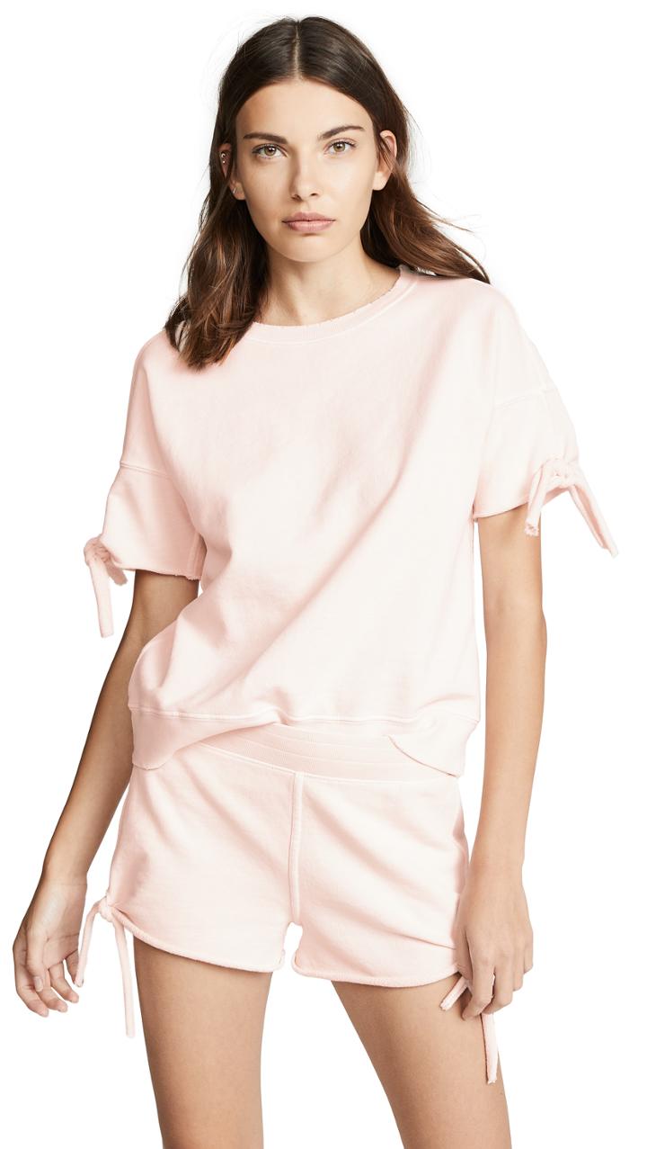 Amo Tie Short Sleeve Sweatshirt