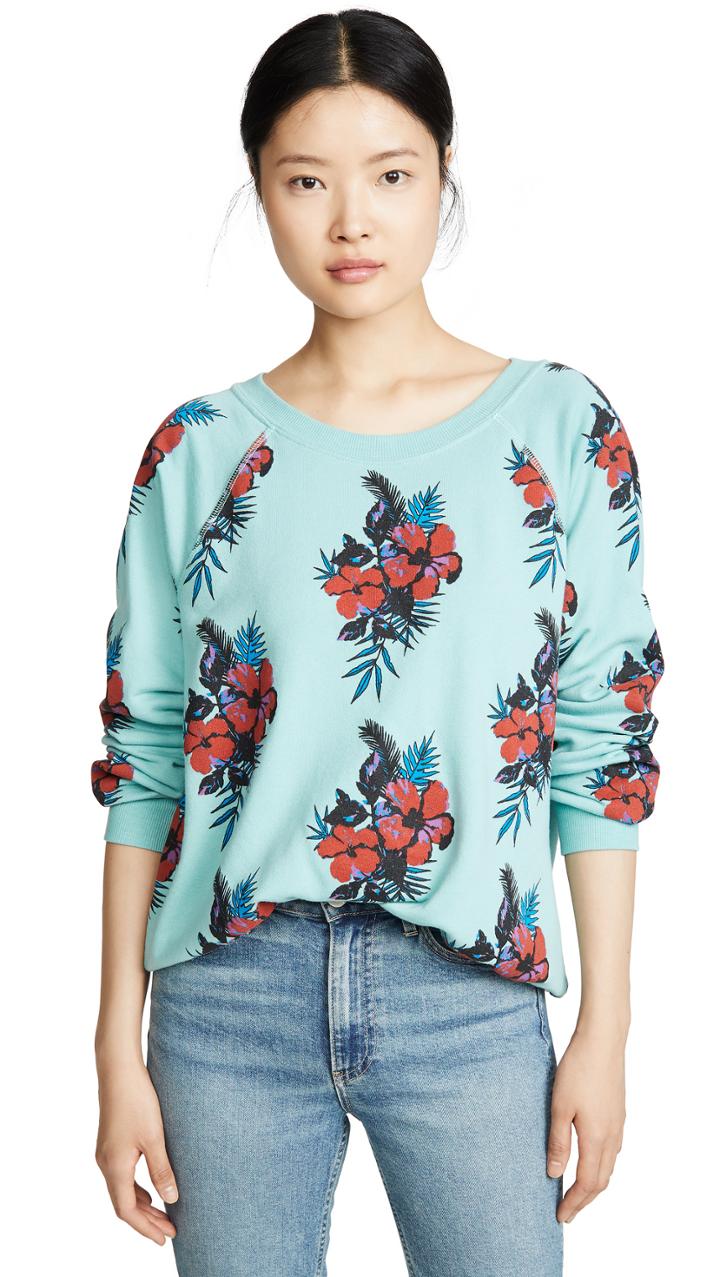 Wildfox Hibiscus Dreams Sweatshirt